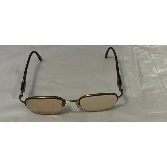 Givenchy Eyeglasses Frame France 1022 002 50-20-135 Bronze Half Rim - Picture 8 of 9